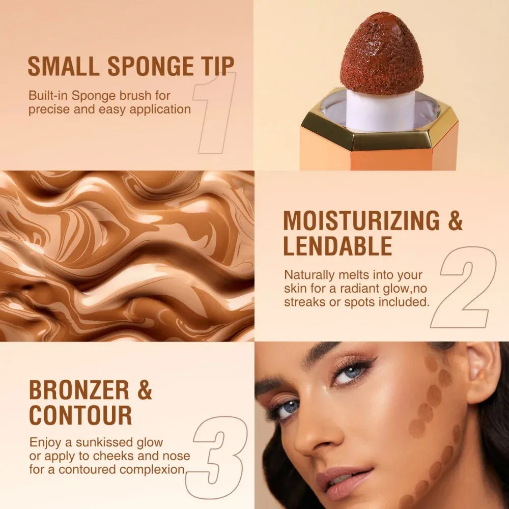 3 Colors Liquid Contour Face Shape Lightweight Shake 3D Matte Finish Concealer Bronzers Highlighter Makeup Maquiagem Beauty