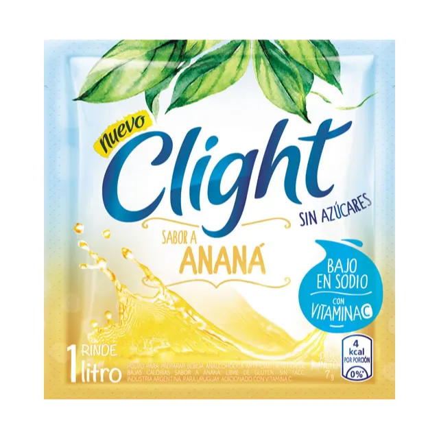 Clight Powdered Juice Pineapple Flavor Sugar Free (box of 20) 160 g / 5.6 oz