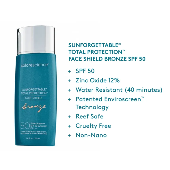 Colorescience Sunforgettable Total Protection Face Shield Bronze SPF 50