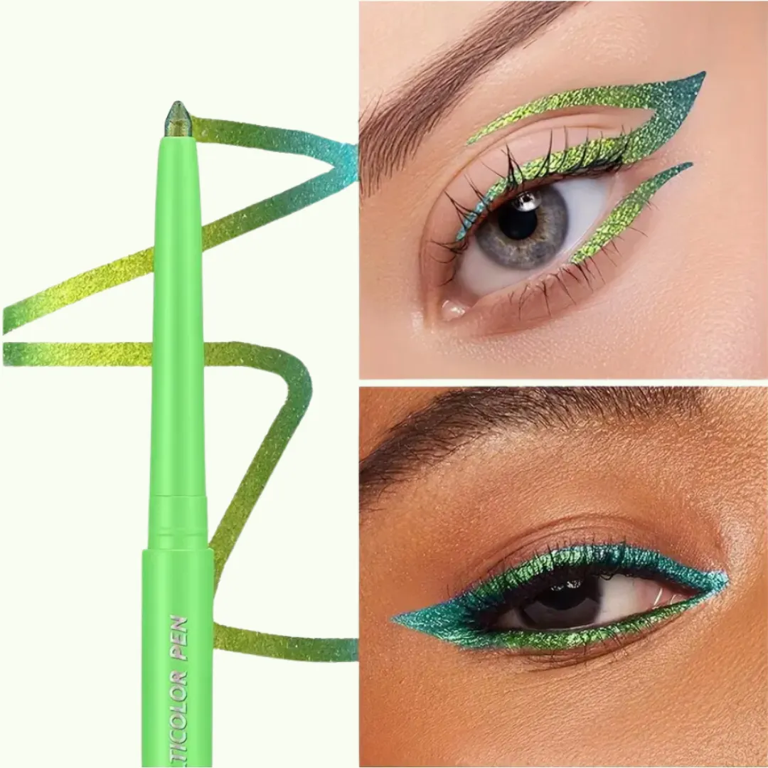 Duochrome Eyeliner Pen - Green