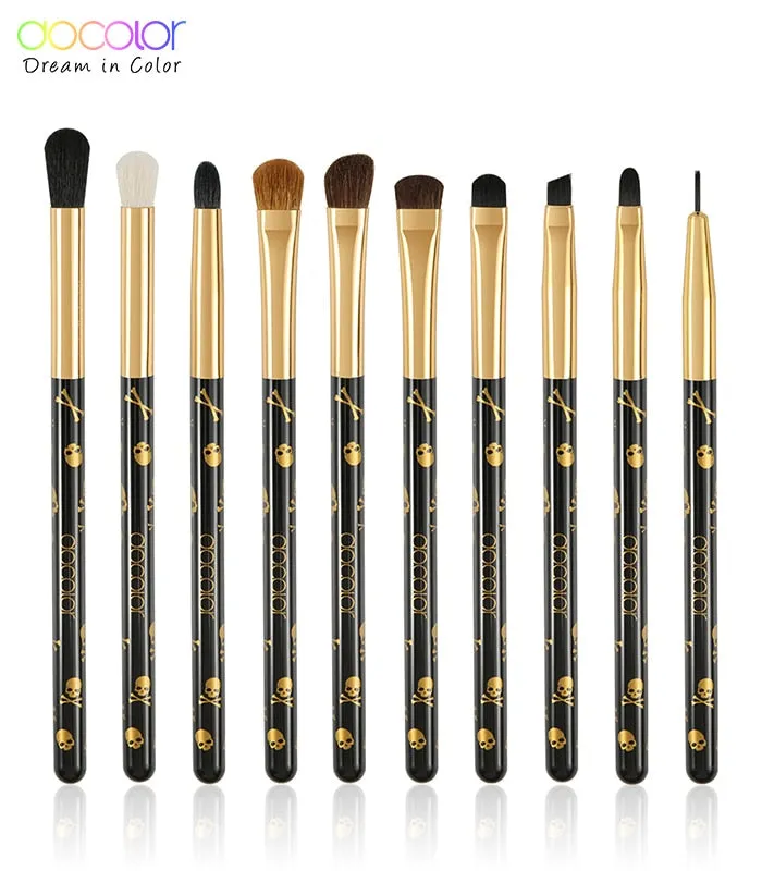 Goth Eye Makeup Brushes Set