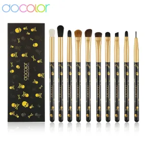 Goth Eye Makeup Brushes Set