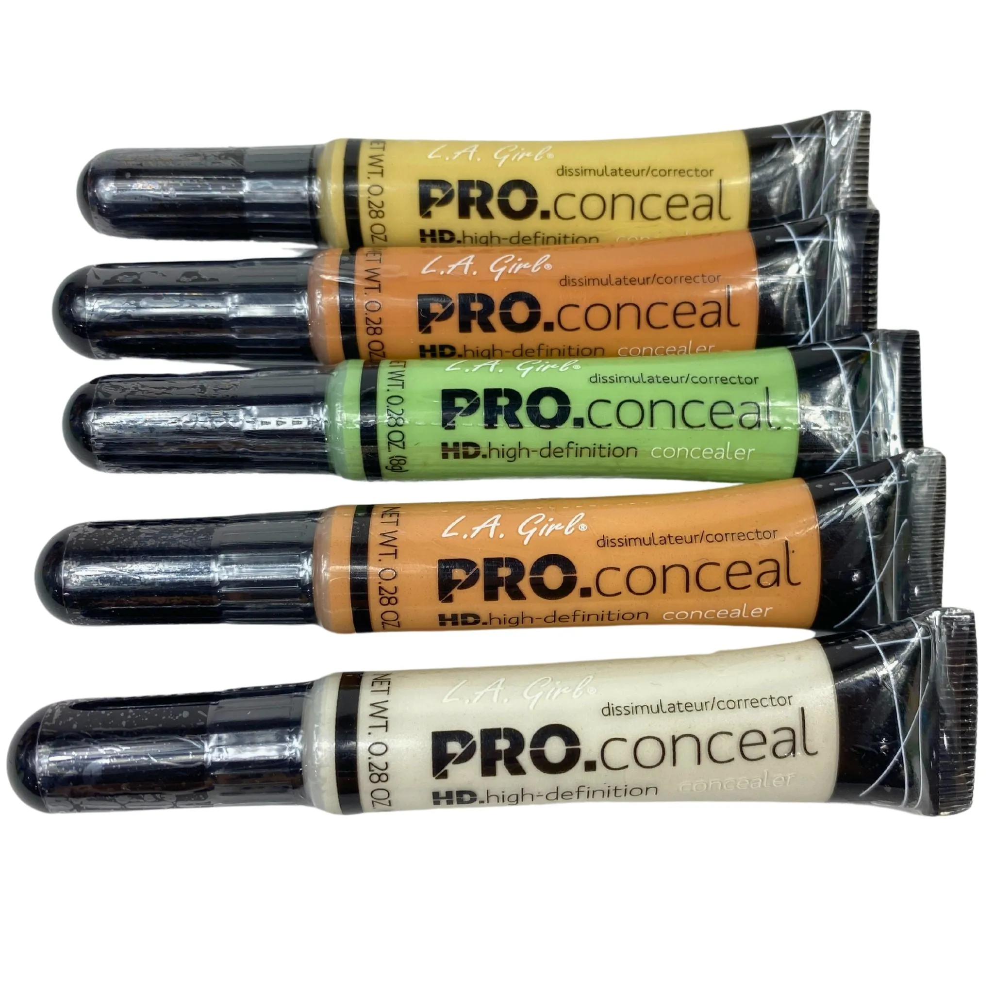 LA Girl Pro Conceal HD High Definition Concealer 0.28oz (50 Pcs Lot)