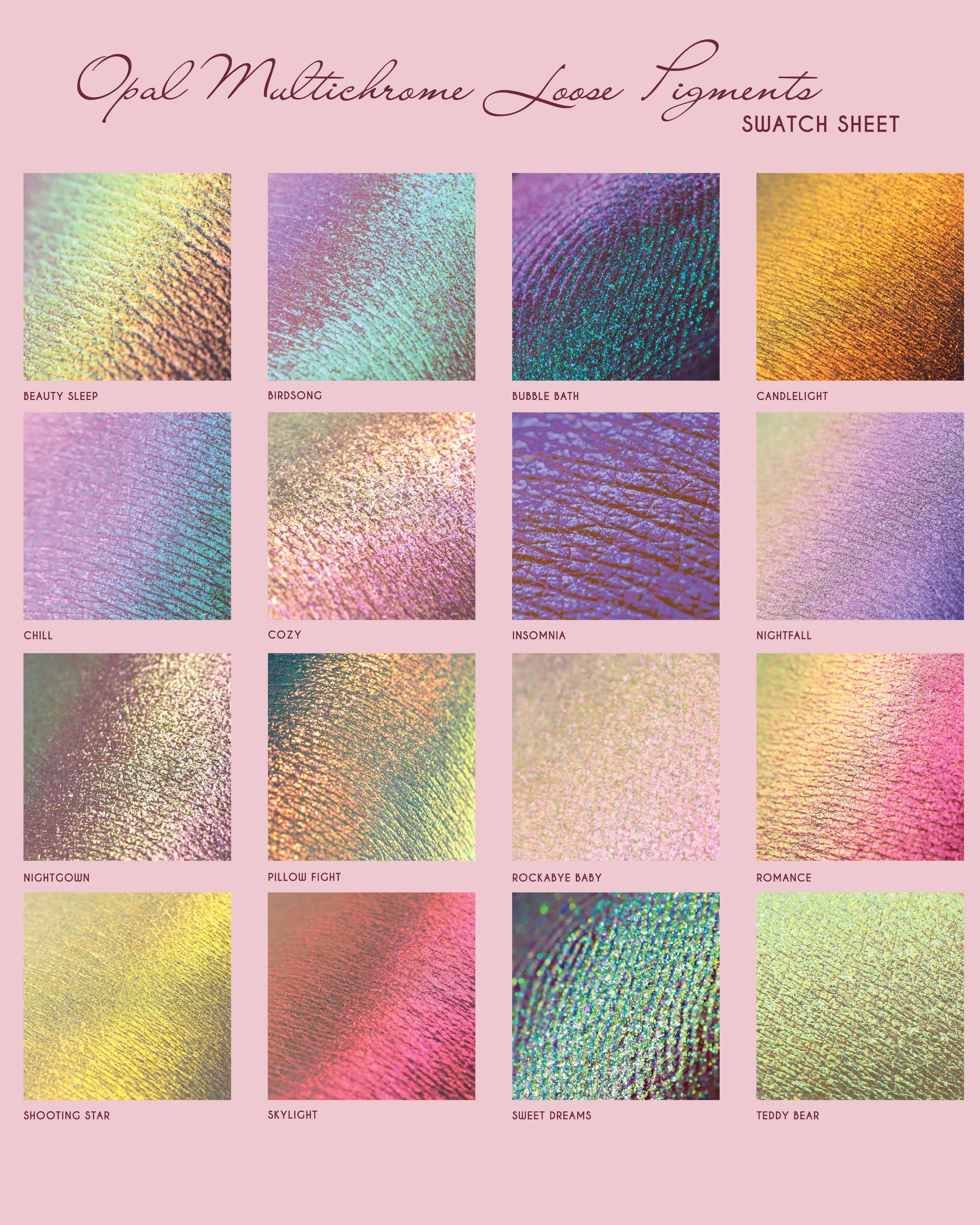 Opal Multichrome Loose Eyeshadows