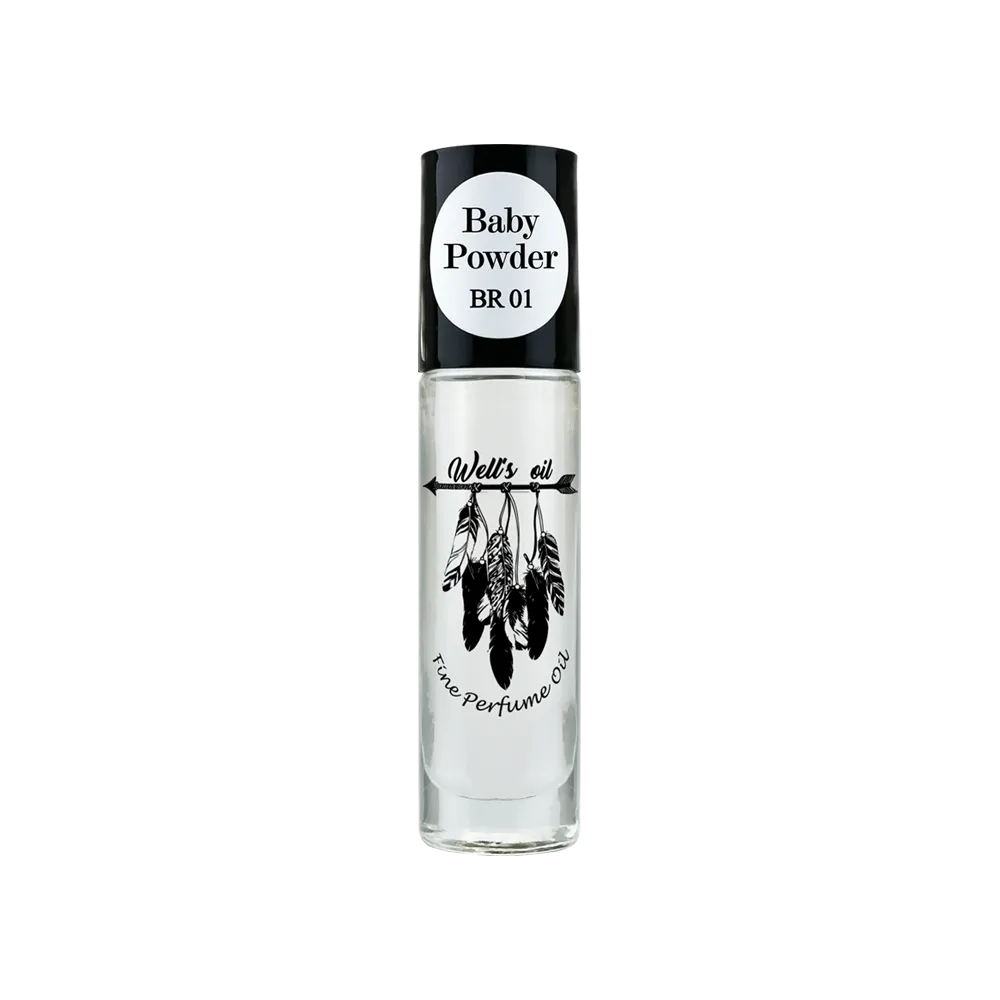 Perfume Oil Roll-On 0.33 fl Oz Inspired by Baby Powder Type